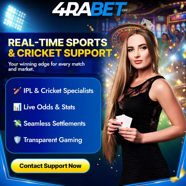 4rabet Sports & Cricket Support