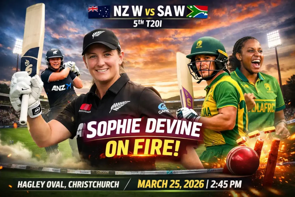 NZ W vs SA W 5th T20I
