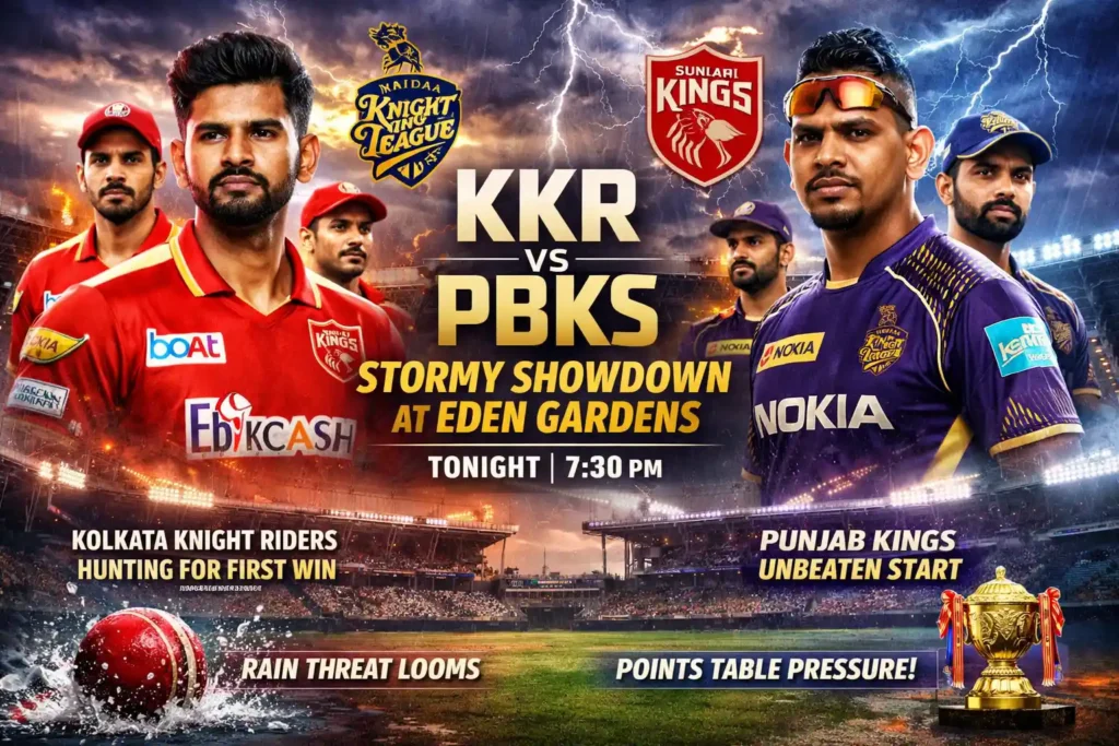 Kolkata Knight Riders vs Punjab Kings