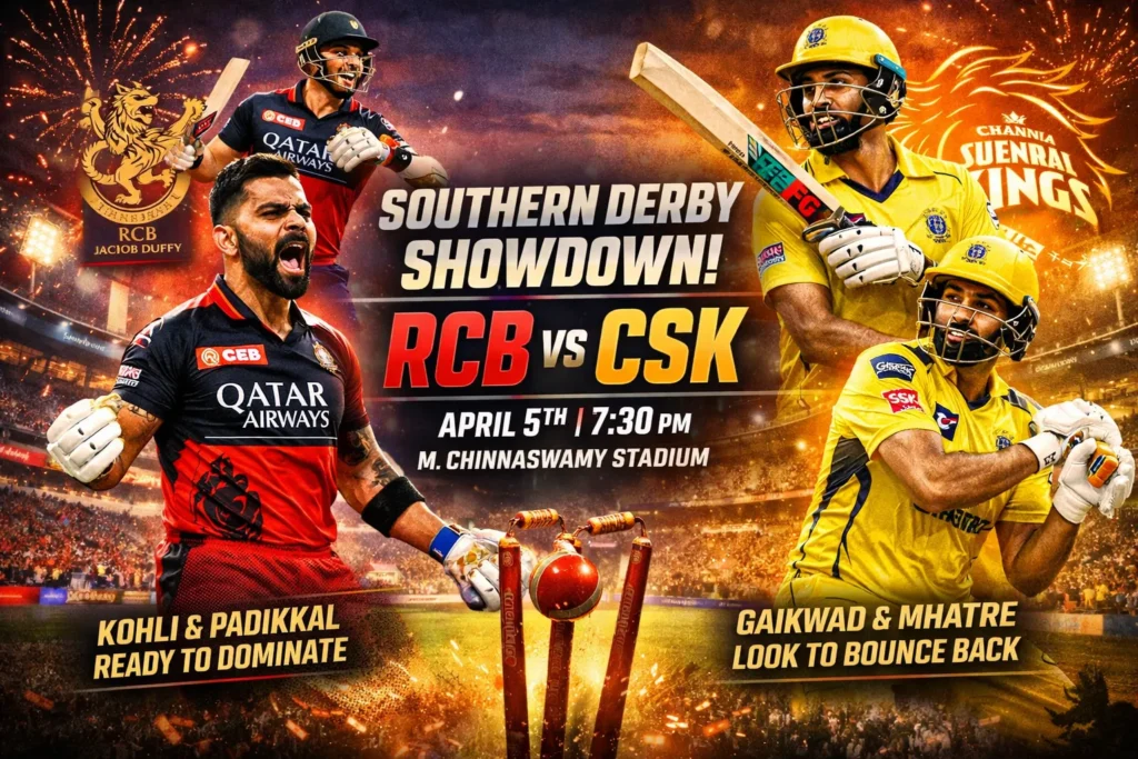 RCB vs CSK