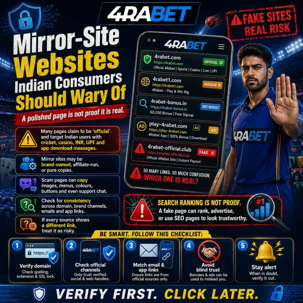 Tips for Safer Online Searches for 4Rabet Players in India