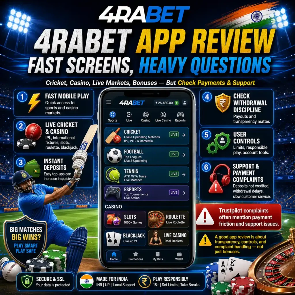 4rabet App Review Fast Screens, Heavy Questions