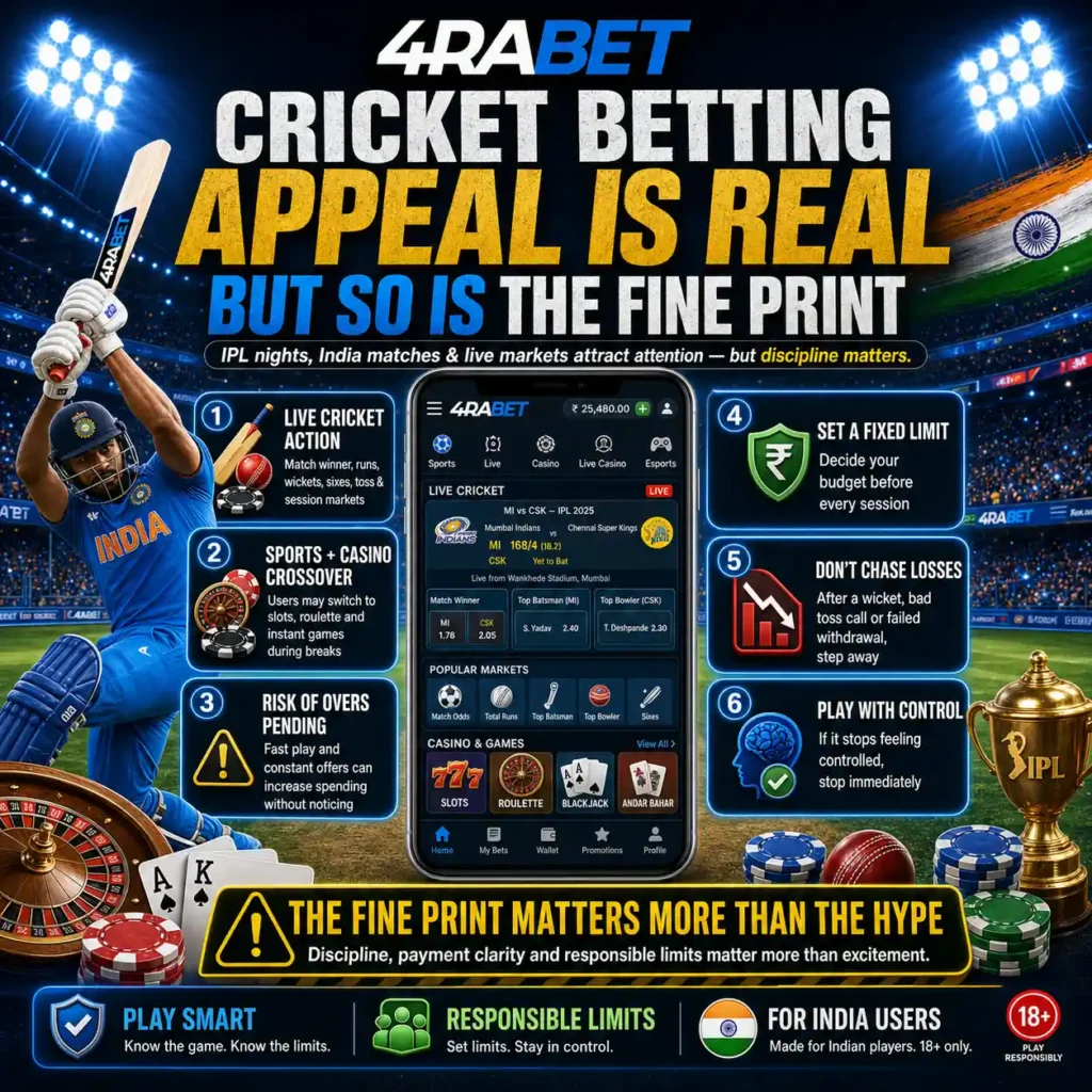 Cricket Betting Appeal Is Real, But So Is the Fine Print